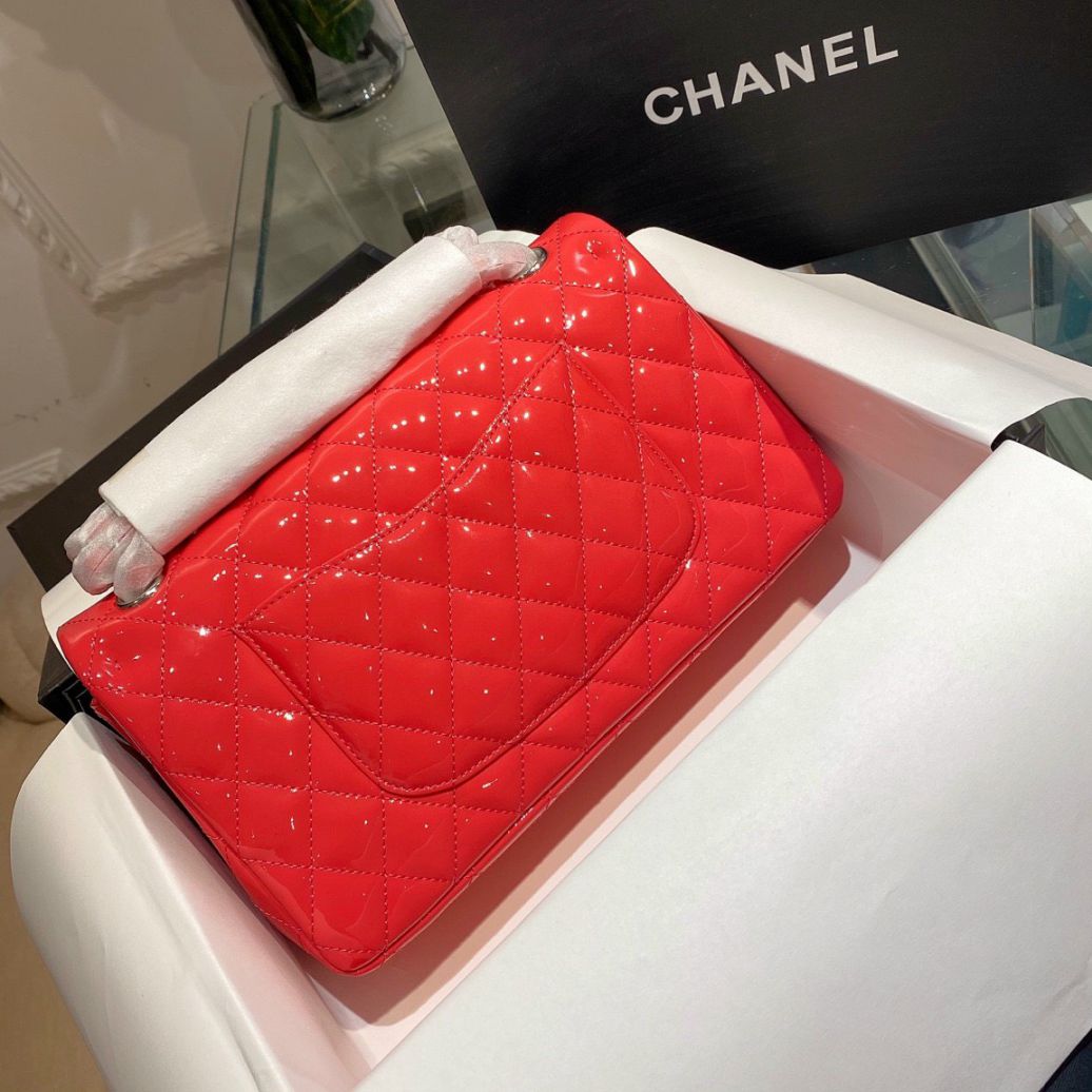 Túi Xách Chanel Classic – Đỏ Da Bóng