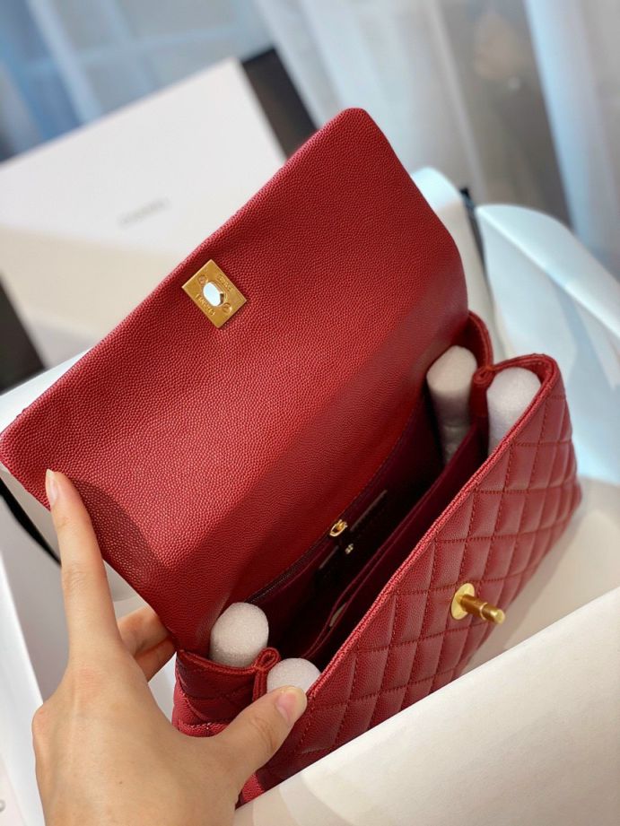 Túi Xách Chanel Coco Mini – Đỏ Tươi