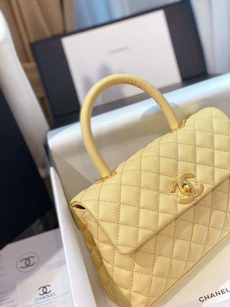 Túi Xách Chanel Coco Mini – Vàng Nhạt