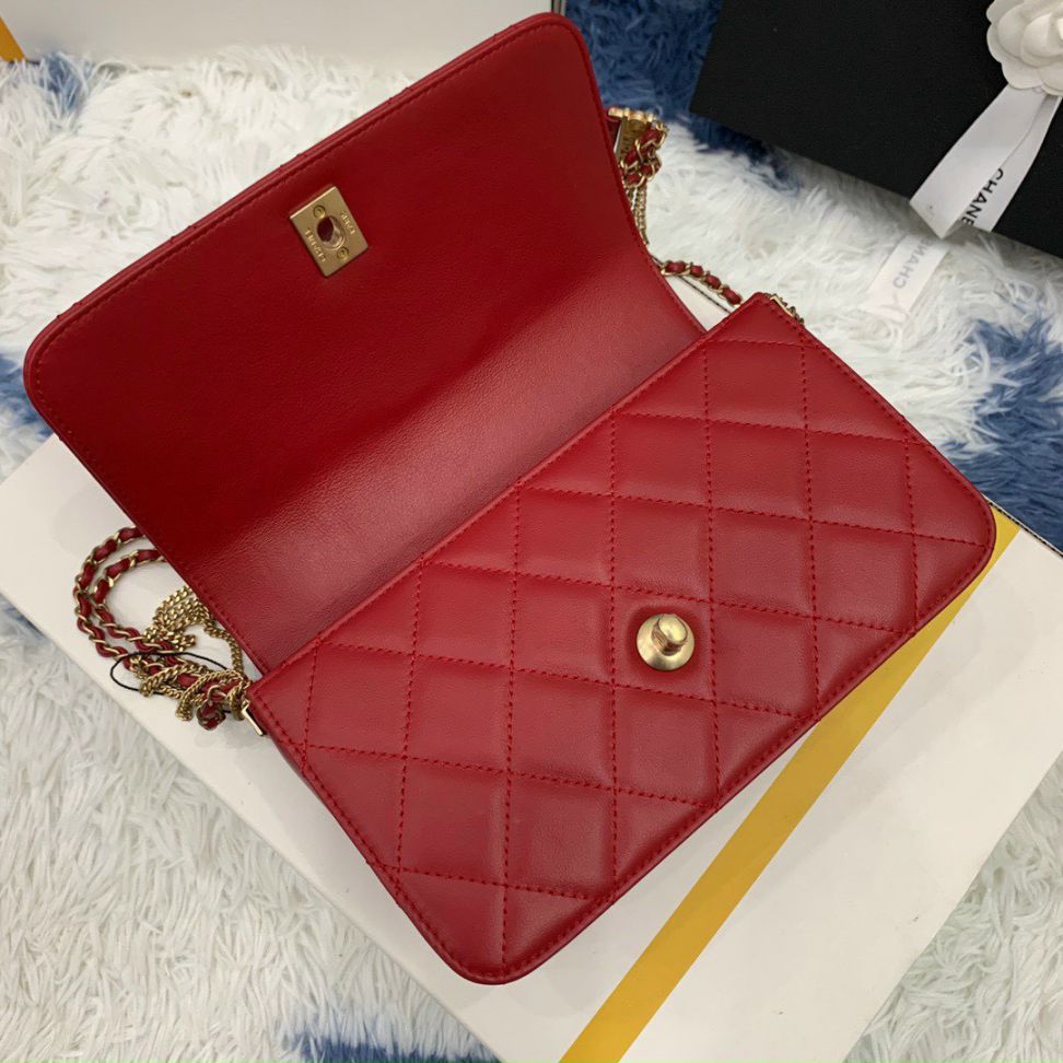 Chanel Jewel Woven Chain Bag – Đỏ