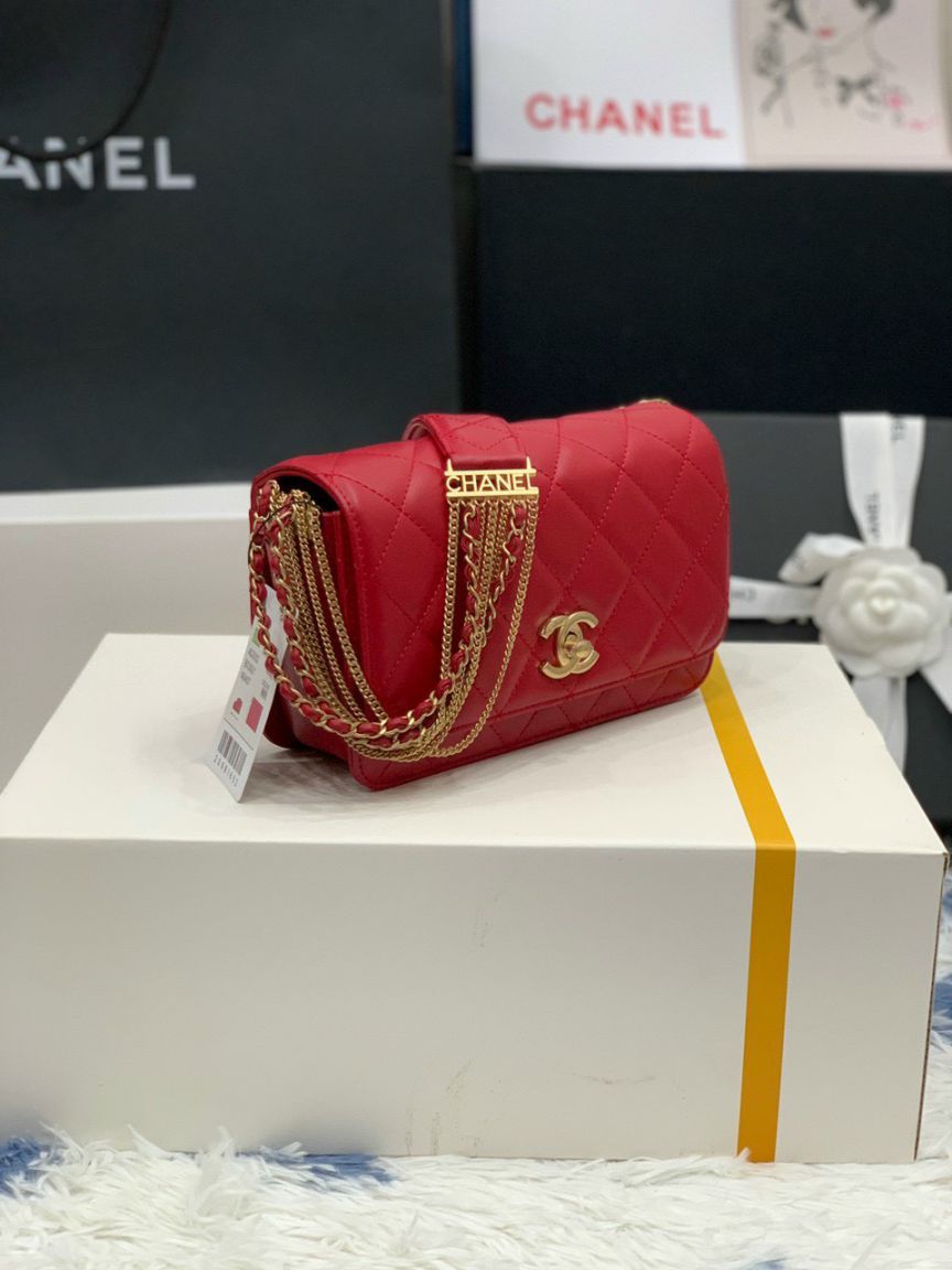 Chanel Jewel Woven Chain Bag – Đỏ