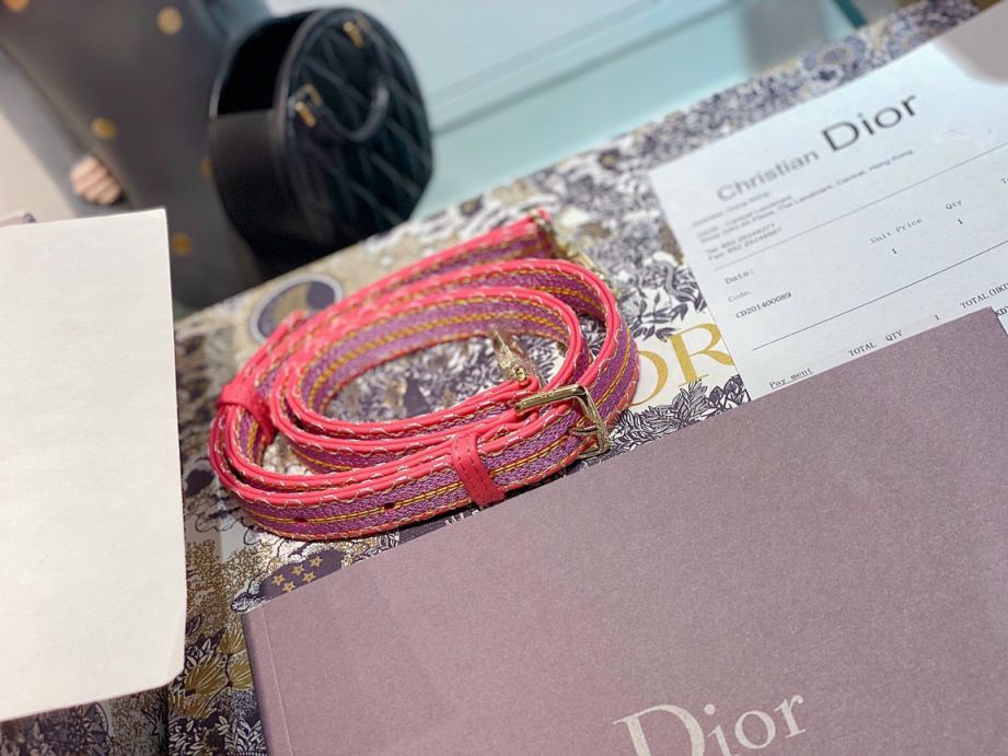 Túi Xách Dior Medium Lady D-Lite Bag - Hồng