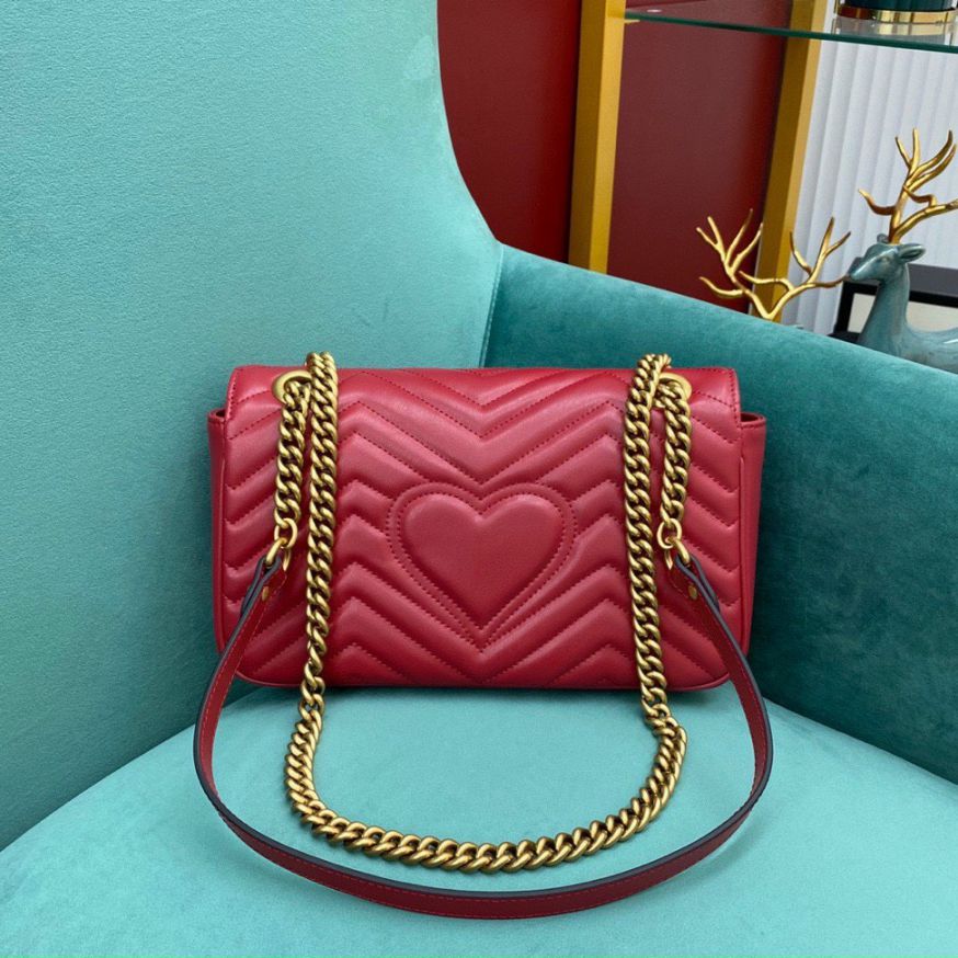 Gucci Marmont Matelasse Bag – Đỏ