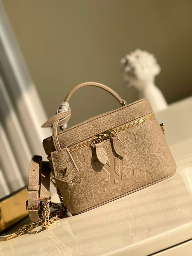 LV Vanity PM Handbag – Nude