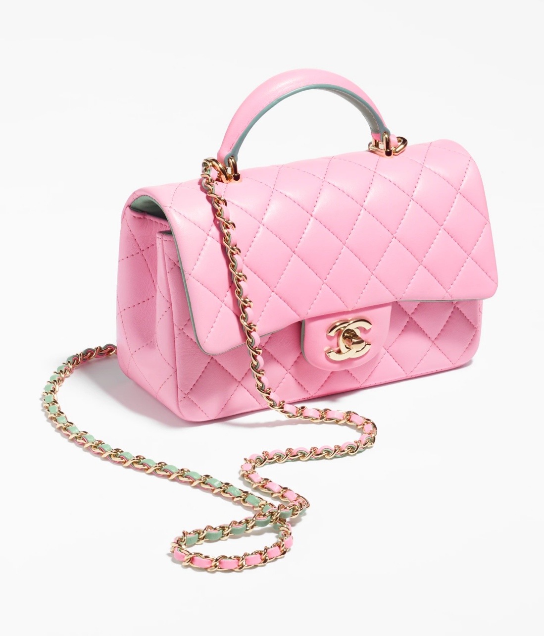 TÚI XÁCH CHANEL MINI FLAP WITH TOP HANDLE - AS2431