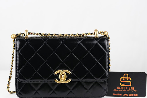 Đánh giá Chanel Woc màu đen da Calfskin