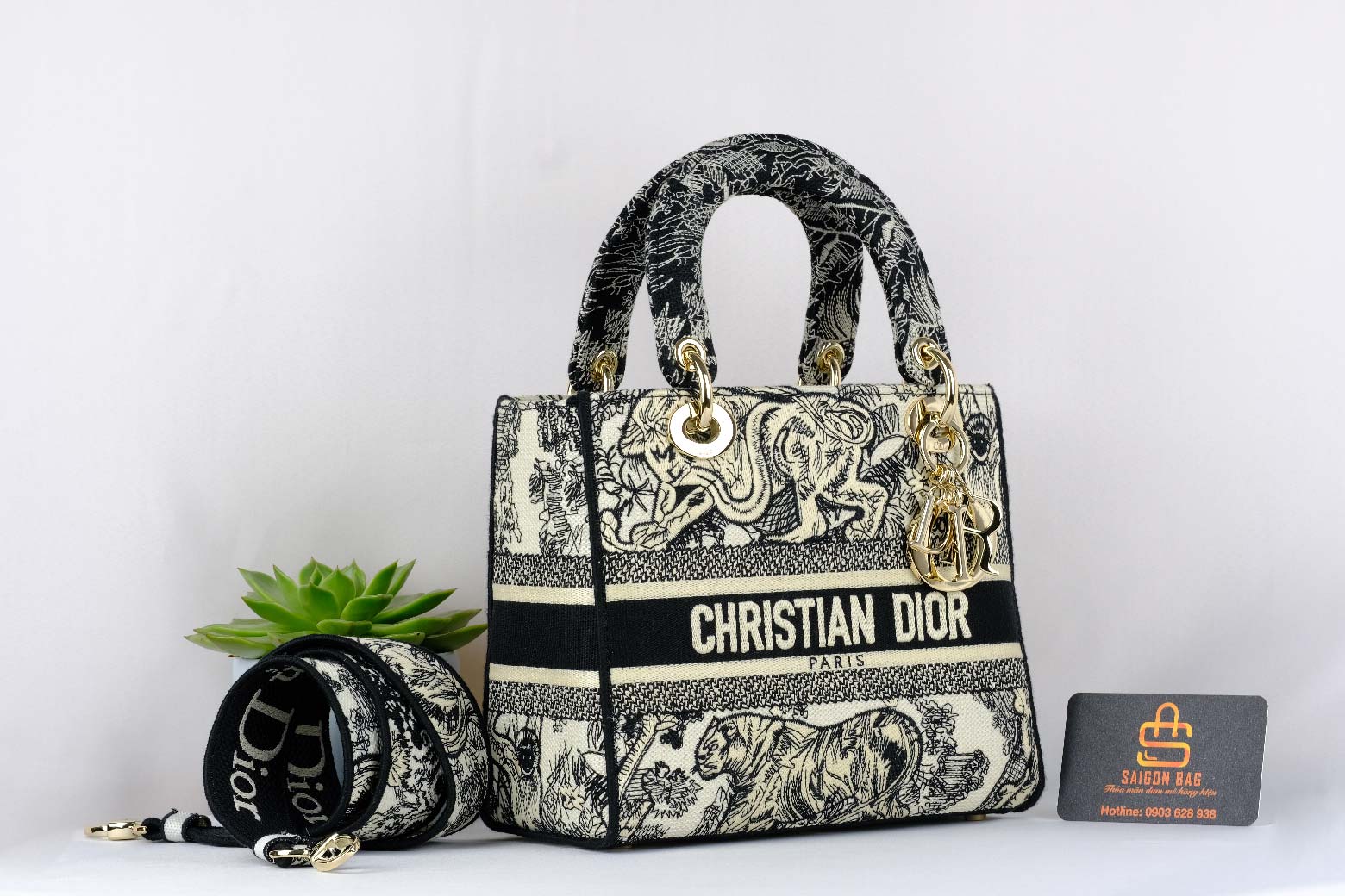 Túi Xách Dior Medium Lady D-Lite Bag