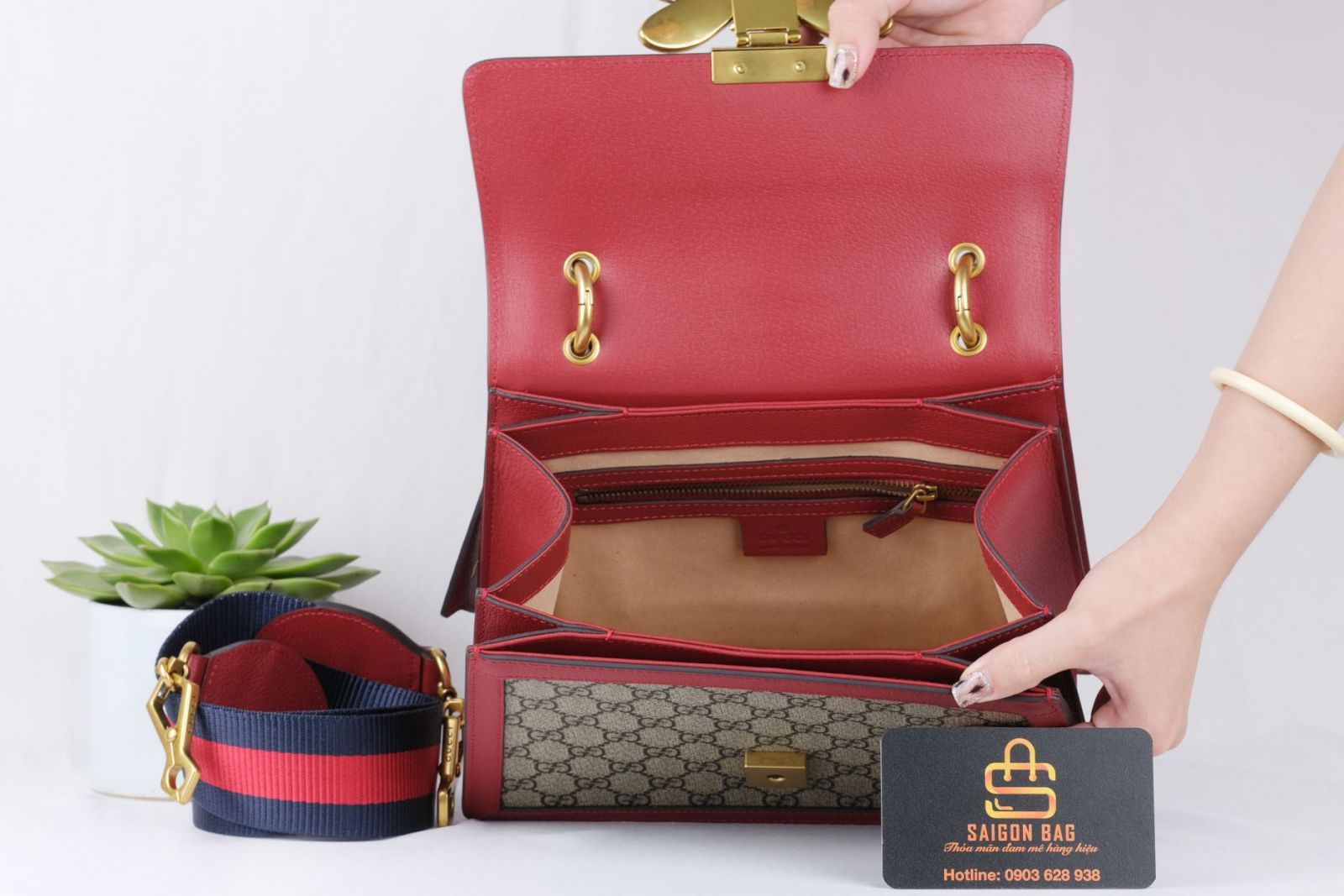 Túi Xách Gucci Queen Margaret Bag - Đỏ