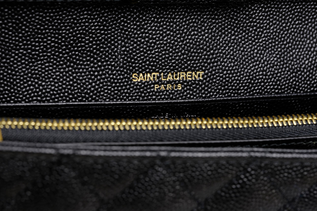 Túi YSL Envelope Small Bag In Mix Matelassé Grain De Poudre Embossed Leather