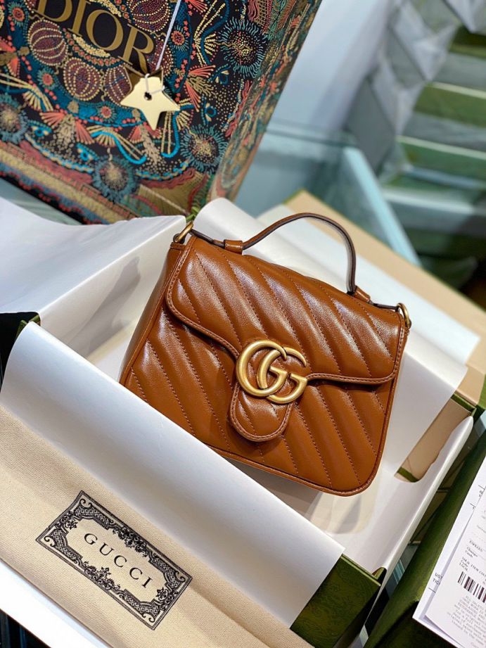 Túi Xách Gucci Marmont Top Handle Bag - SGB048